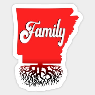 Arkansas Family Roots for Arkansas Families Sticker